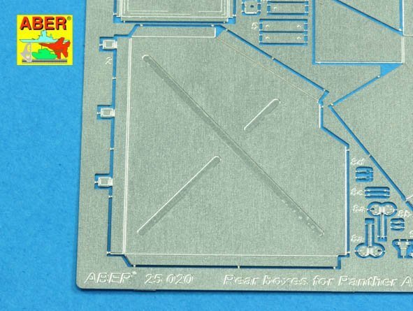 Aber 25020 Rear boxes for (Sd.Kfz. 171) Panther Ausf.A (1:25)