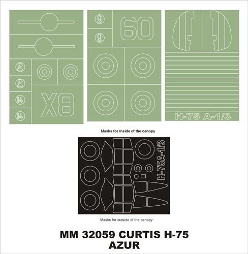 Montex MM32059 Curtiss H-75 AZUR