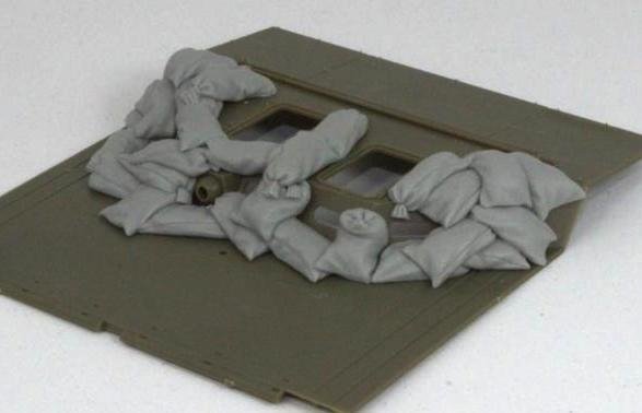 Panzer Art RE35-296 Sand armor for LVT (AFV kit) 1/35
