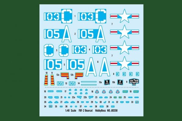 Hobby Boss 80358 F8F-2 Bearcat (1:48)