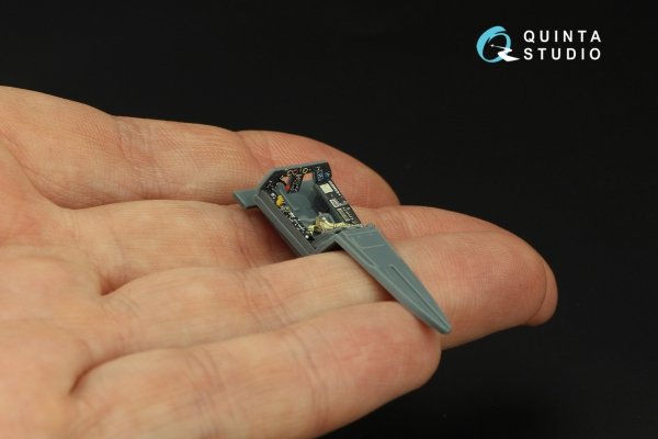 Quinta Studio QD72044 Fw 190A-5 3D-Printed &amp; coloured Interior on decal paper (Eduard) 1/72