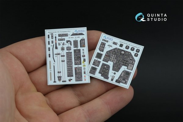 Quinta Studio QDS-35153 AH-1W 3D-Printed &amp; coloured Interior on decal paper (Trumpeter) (Small version) 1/35
