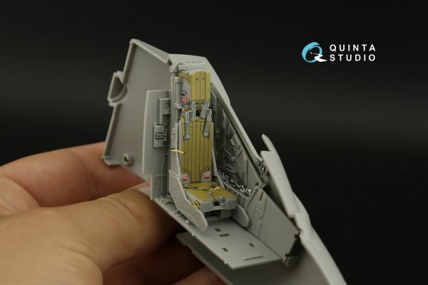 Quinta Studio QD32194 AV-8B Harrier II late 3D-Printed &amp; coloured Interior on decal paper (Trumpeter) 1/32