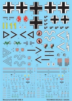 Techmod 32028 - Messerschmitt Bf 109E-4 (1:32)