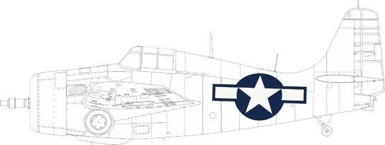 Eduard EX971 FM-2 US national insignia EDUARD 1/48