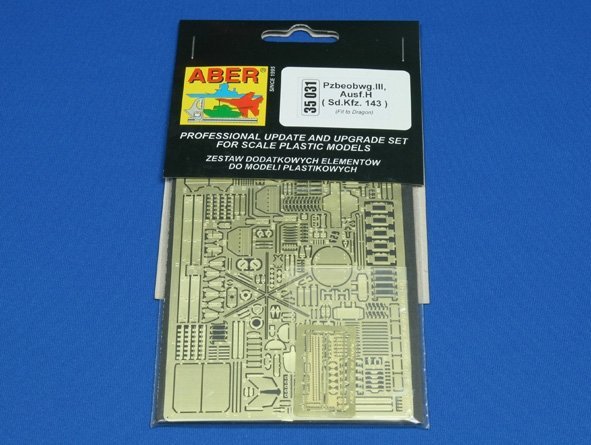 Aber 35031 Pzbeobwg. III Ausf.H Sd,Kfz.143 (DRA) (1:35)