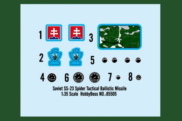 Hobby Boss 85505 Soviet SS-23 Spider Tactical Ballistic Missile (1:35)