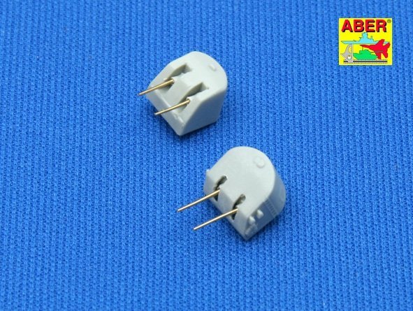 Aber 350L-07 Set of 12 pcs 127 mm universale barrels for U.S. Navy ships (1:350)