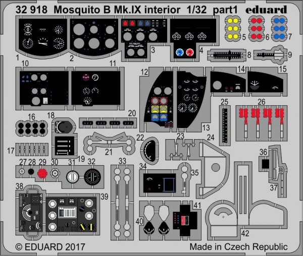 Eduard 32918 Mosquito B Mk. IX interior HK MODELS 1/32