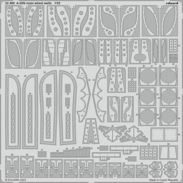 Eduard BIG33156 A-20G HONG KONG MODELS 1/32 