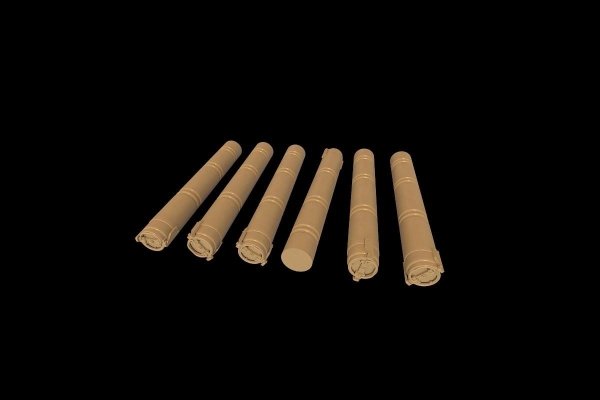 Panzer Art RE35-623 Metal ammo containers for 88mm FlaK/KwK36 early pattern (12pcs) 1/35