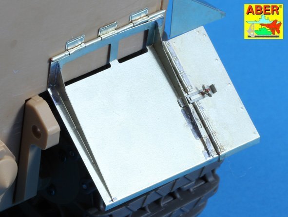 Aber 16051 Rear fenders for Tiger I, Ausf.E – (Late version) (1:16)
