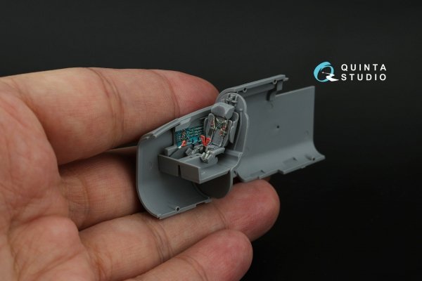 Quinta Studio QD72208 MiG-25RB/MiG-25RBT 3D-Printed &amp; coloured Interior on decal paper (ICM) 1/72