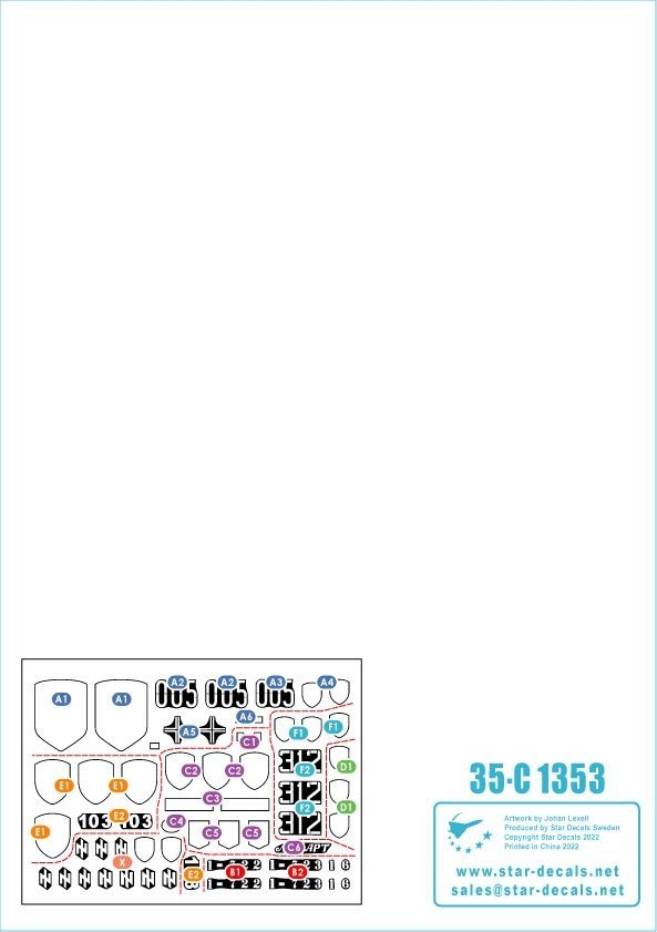 Star Decals 35-C1353 War in Ukraine 1 AZOV-Batalion 2014-2022 1/35