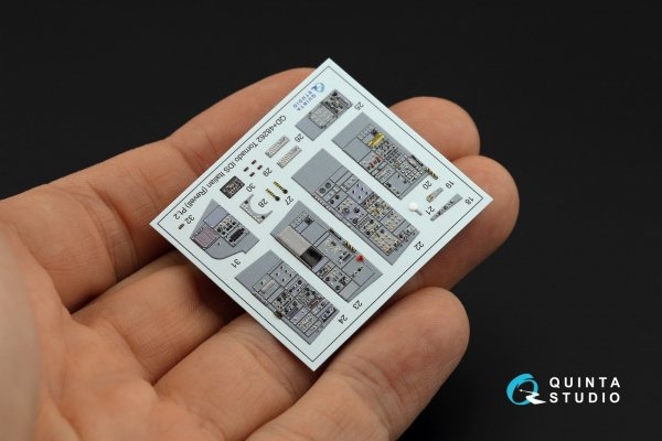 Quinta Studio QD+48262 Tornado IDS Italian 3D-Printed &amp; coloured Interior on decal paper (Revell) (with 3D-printed resin parts) 1/48