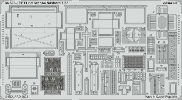 Eduard 36506 Sd. Kfz. 164 Nashorn BORDER MODEL 1/35