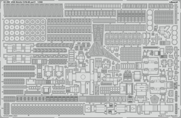 Eduard BIG5369 USS Nimitz CVN-68 PART I Trumpeter 1/350
