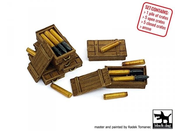 Black Dog T72119 Panzer IV ammo crate 1/72