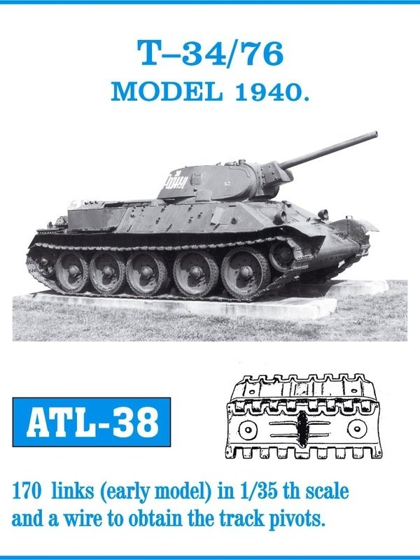 Friulmodel ATL-038 T-34/76 MODEL 1940 1/35
