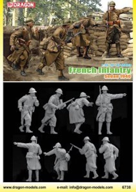 Dragon 6738 French Infantry Sedan 1940 (1:35)
