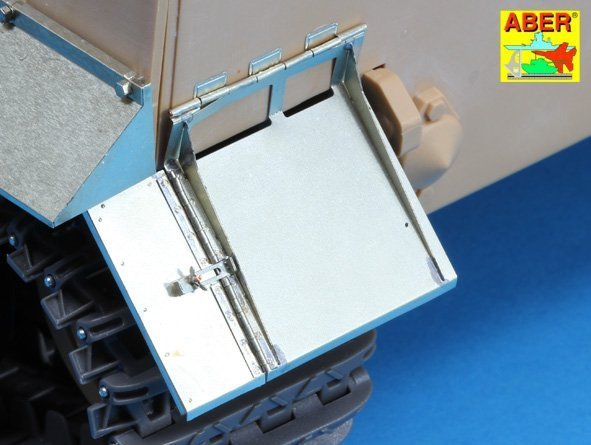 Aber 16051 Rear fenders for Tiger I, Ausf.E – (Late version) (1:16)
