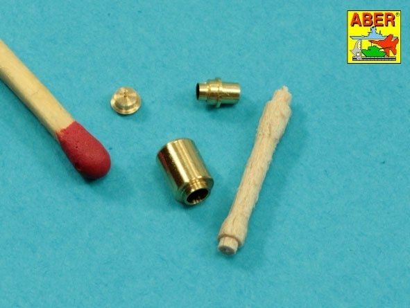 Aber 16058B Set of German hand grenades - metal and wooden parts x15 pcs 1/16