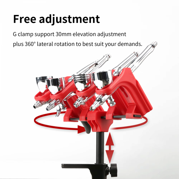 DSPIAE PT-AR 4-Slot Airbrush Rack / Stojak na aerograf 4-gniazdowy