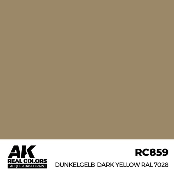 AK Interactive RC859 Dunkelgelb-Dark Yellow RAL 7028 17 ml