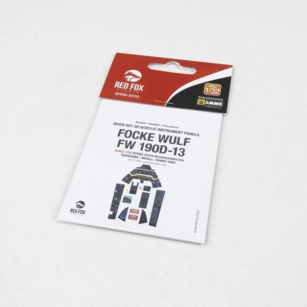 Red Fox Studio QS-32155 Fw 190D-13 for Hobby 2000/Hasegawa/Revell kit 1/32