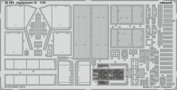Eduard 36494 Jagdpanzer IV BORDER MODEL 1/35