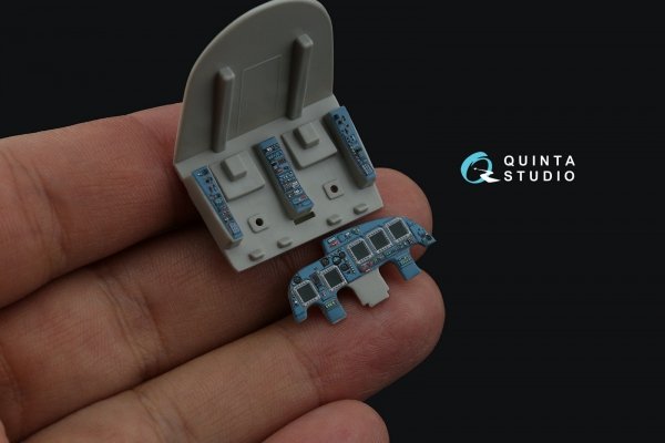 Quinta Studio QD72128 Su-34 3D-Printed coloured Interior on decal paper (Zvezda / Italeri) 1/72