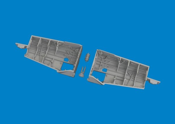 Eduard 672360 P-51D wheel bay PRINT EDUARD 1/72
