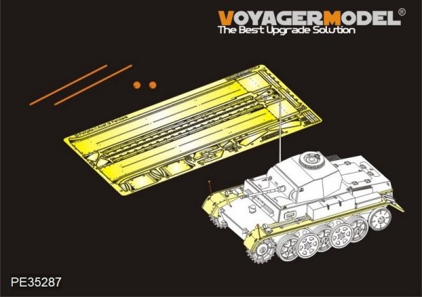 Voyager Model PE35287 WWII German Pz.Kpfw.II Ausf.G Fenders  for 5M 35001 1/35