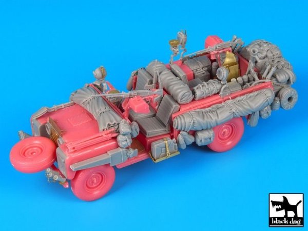 Black Dog T35117 Land Rover Pink Panther accessories set 1/35