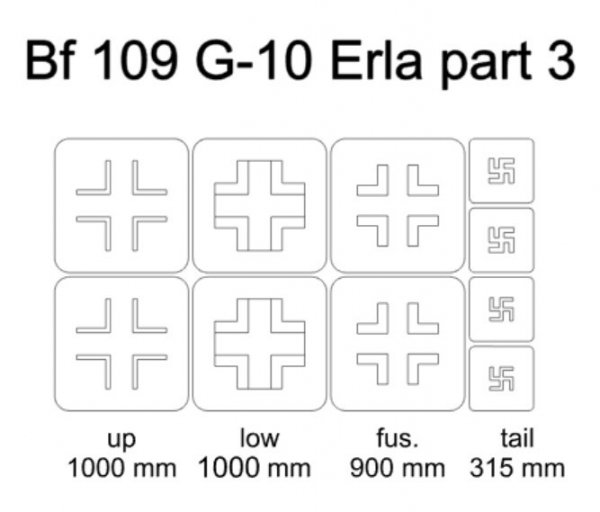 Omask 24022 Bf 109 G-10 Erla part 3 1/48