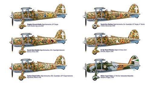 Italeri 2702 CR 42 FALCO &quot;ACES&quot; (1:48)