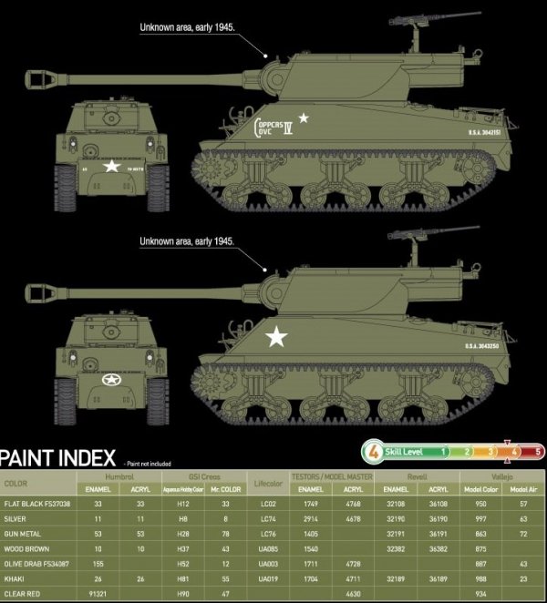 Academy 13279 U.S.ARMY M36B1 GMC (1:35)