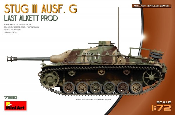 MiniArt 72110 StuG III Ausf. G Last Alkett Prod 1/72