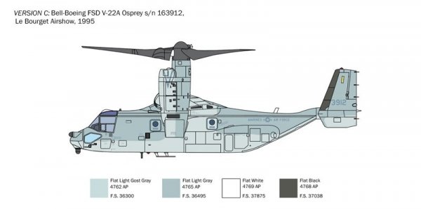 Italeri 1463 V-22A Osprey 1/72