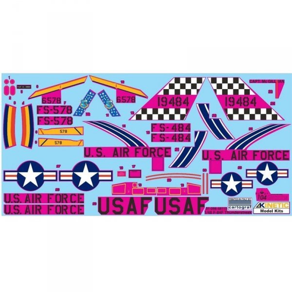 Kinetic K48113 F-84F USAF 1/48
