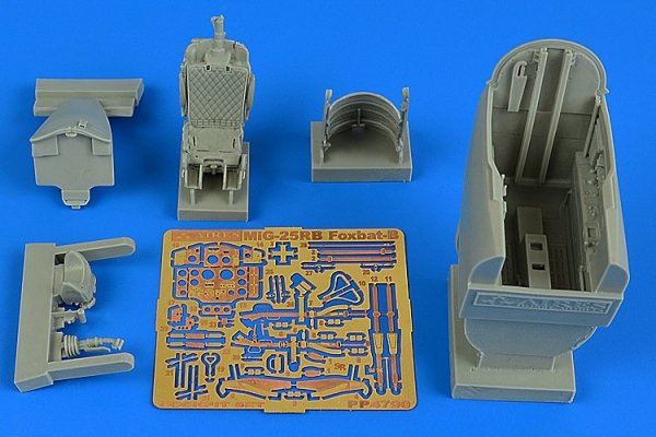 Aires 4790 MiG-25RB Foxbat-B cockpit set 1/48 ICM