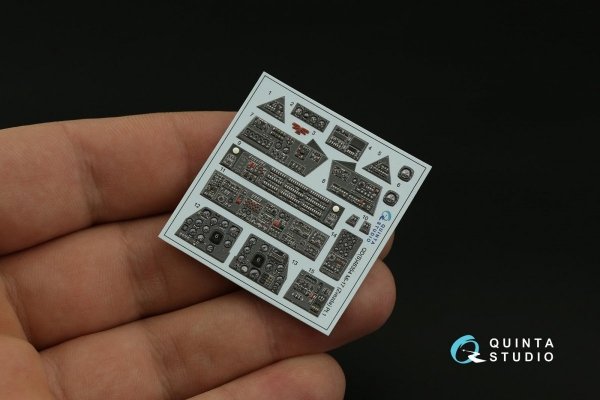 Quinta Studio QD48354 Mi-17 (Mi-8MT Export version) 3D-Printed &amp; coloured Interior on decal paper (Zvezda) 1/48