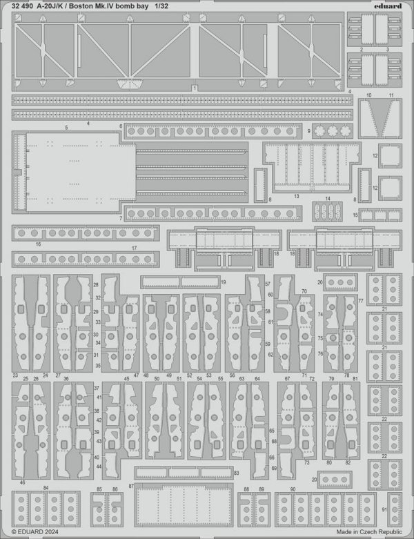 Eduard BIG33161 A-20J/ K HONG KONG MODELS 1/32