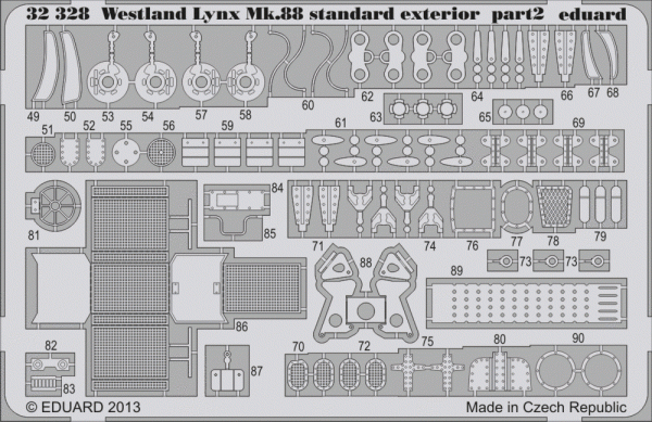 Eduard 32328 Lynx Mk.88 exterior 1/32 Revell
