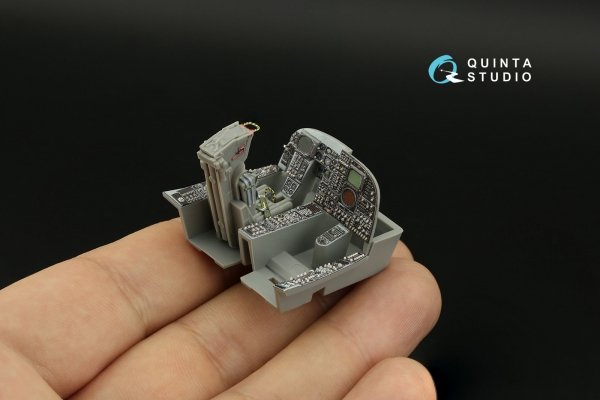 Quinta Studio QD48394 A-6E TRAM 3D-Printed &amp; coloured Interior on decal paper (Kinetic) 1/48