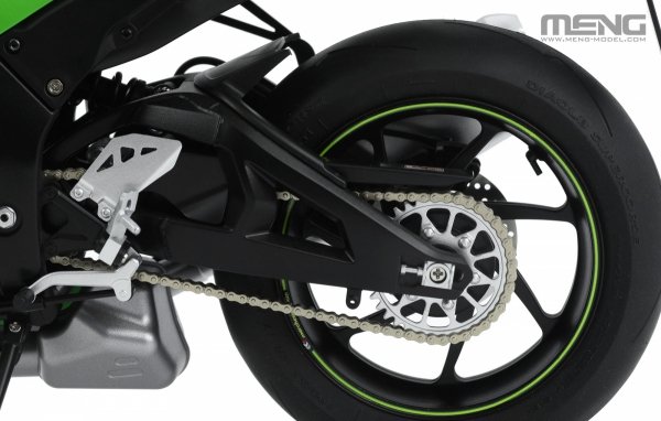 Meng Model MT-008s Kawasaki Ninja ZX-10RR  Pre-Coloured Edition 1/9