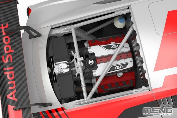 Meng Model CS-006 Audi R8 LMS GT3 (2019) 1/24