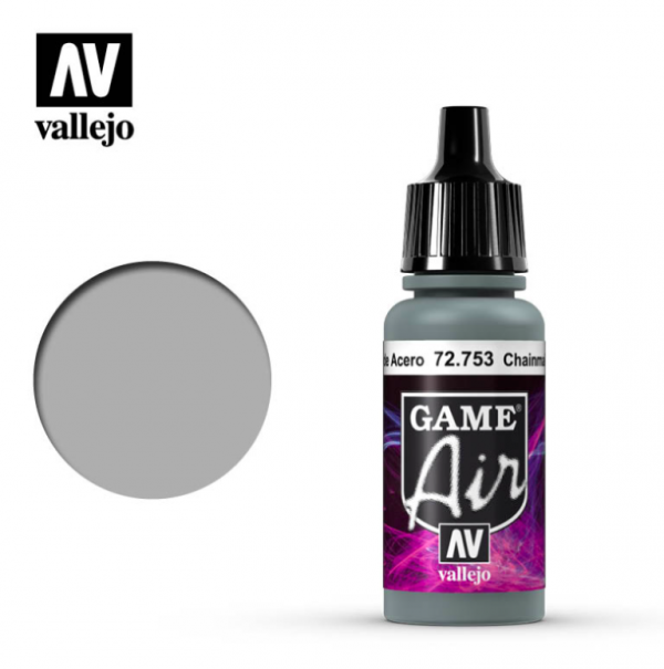 Vallejo 72753 GAir - Chainmal Silver Matt 17ml