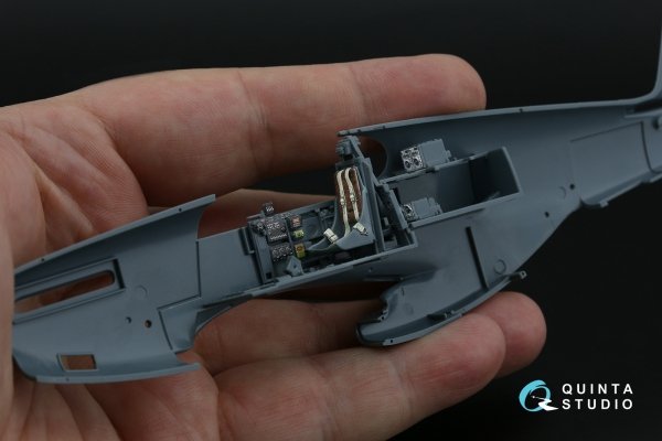 Quinta Studio QD48533 P-51B/C Mustang Early 3D-Printed &amp; coloured Interior on decal paper (Eduard) 1/48