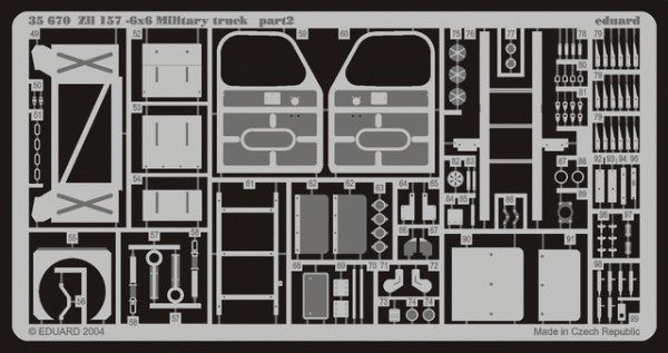 Eduard 35670 ZiL-157 6x6 Military Truck 1/35 Trumpeter